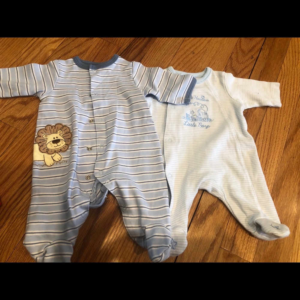Preemie boy sleepers
